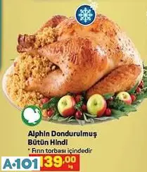 ALPHİN DONDURULMUŞ BÜTÜN HİNDİ